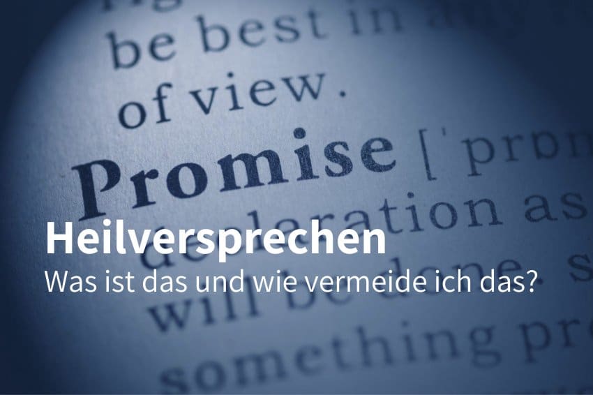 Heilversprechen Heilpraktiker