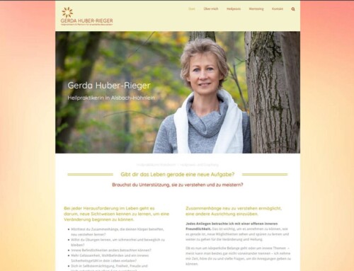 Gerda Huber-Rieger, Heilpraktikerin und Mentorin (Alsbach-Hähnlein)