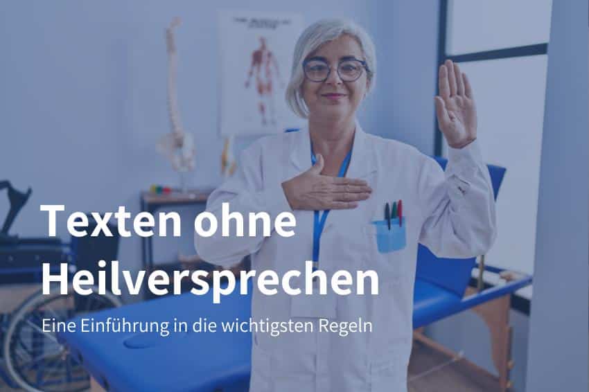 Texten ohne Heilversprechen