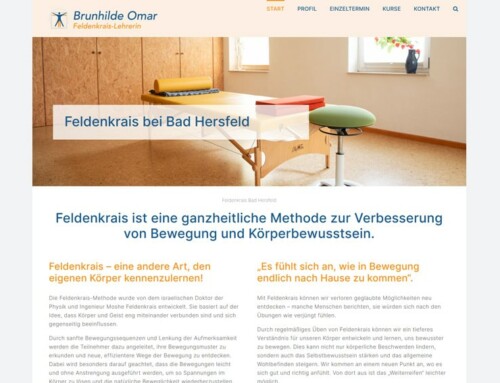 Brunhilde Omar, Feldenkrais-Lehrerin (Hohenroda)